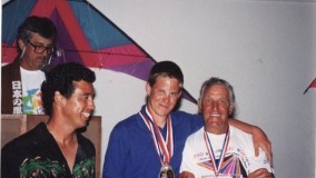 1993 Hawaii Challenge - young JB (19) with Ray Bethell