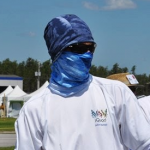 Long kite days in the sun, John Barresi stays protected!